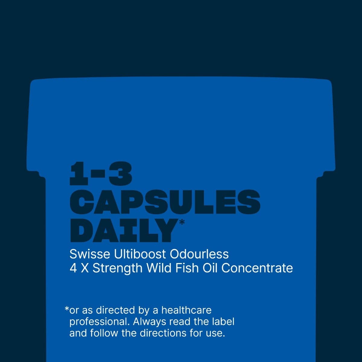 Swisse Australia SWISSE ULTIBOOST Odourless 4 x Strength Wild Fish Oil Concentrate