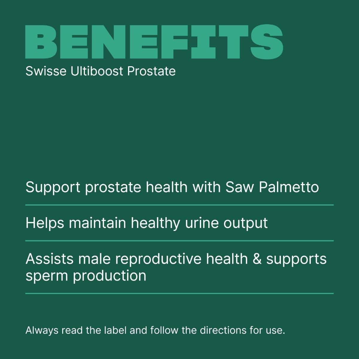 Swisse Australia SWISSE ULTIBOOST Prostate