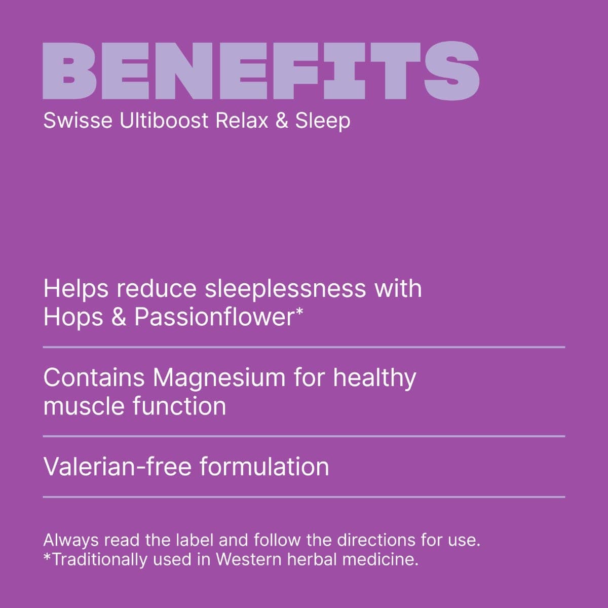 Swisse Australia SWISSE ULTIBOOST Relax & Sleep
