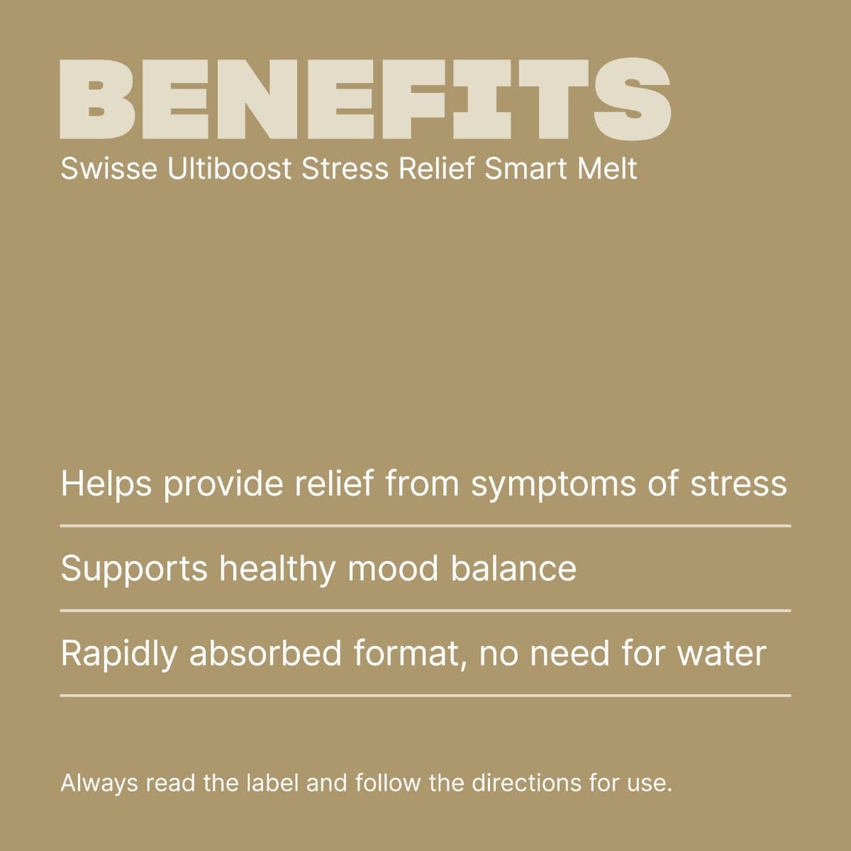 Swisse Australia SWISSE ULTIBOOST Stress Relief Smart Melt