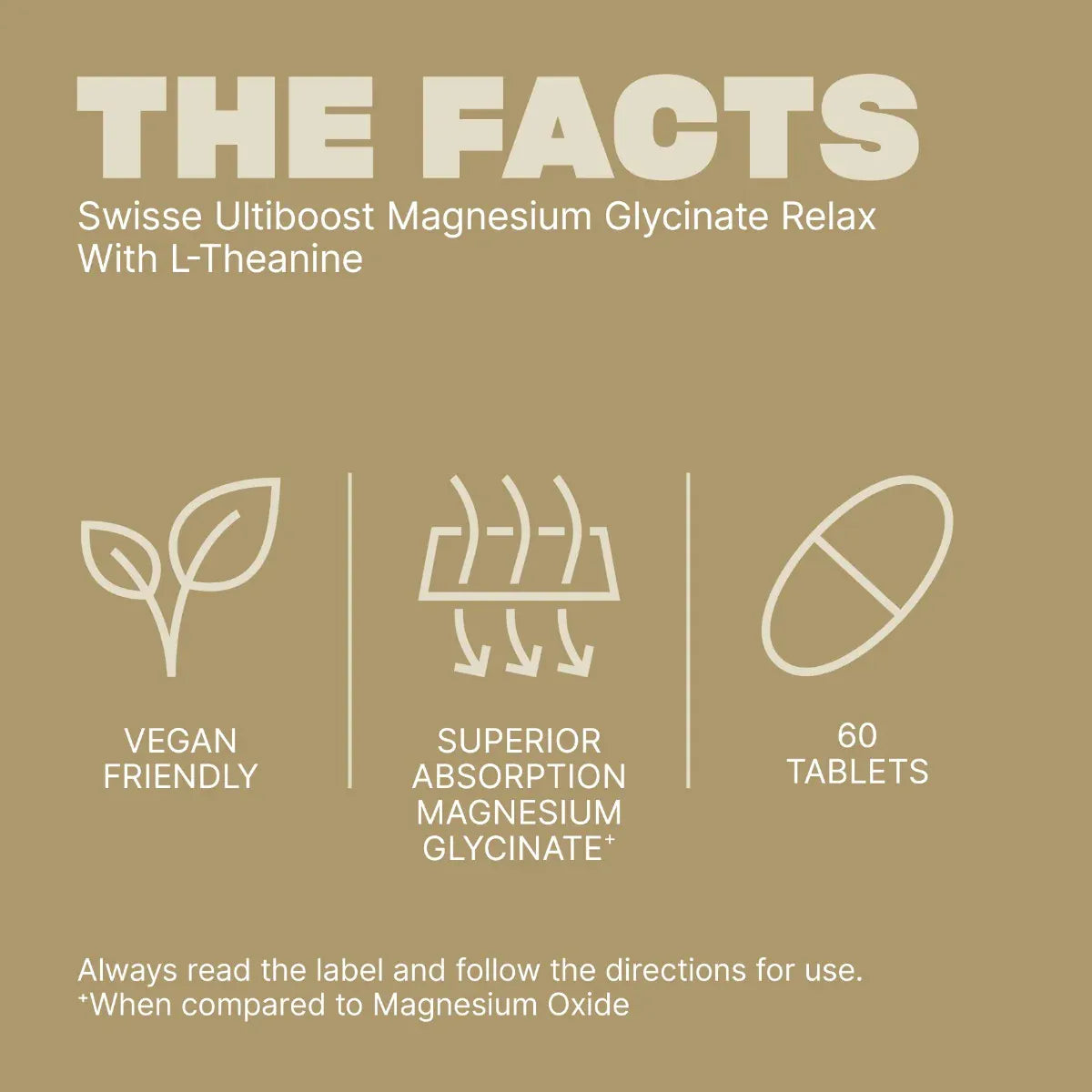 Swisse Australia SWISSE ULTIBOOST Magnesium Glycinate Relax with L-Theanine
