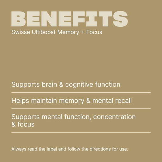 Swisse Australia SWISSE ULTIBOOST Memory + Focus