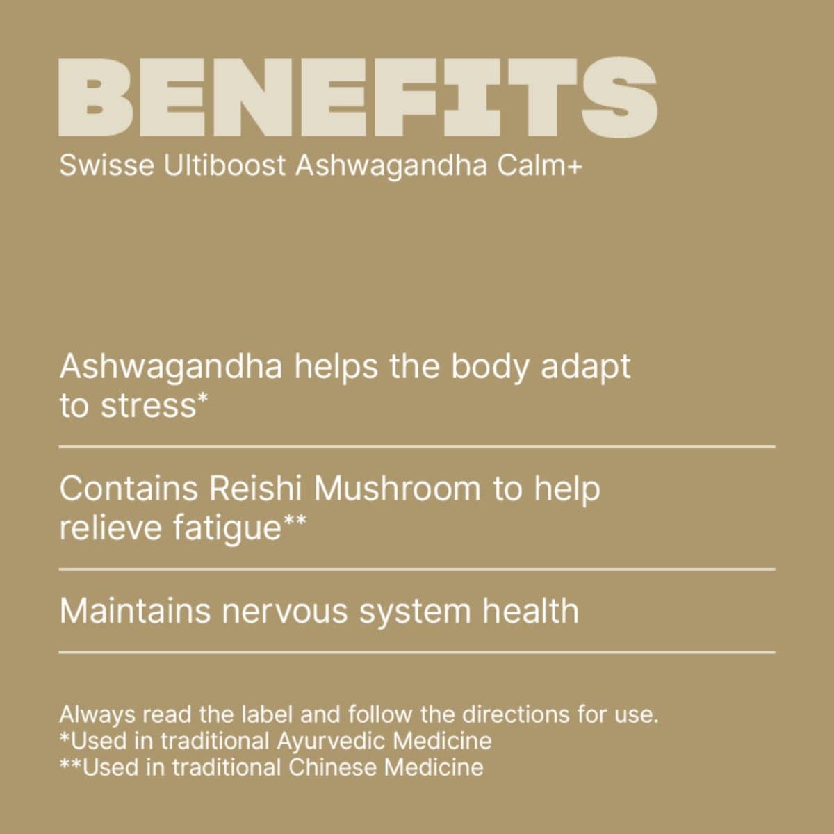 Swisse Australia SWISSE ULTIBOOST Ashwagandha Calm+