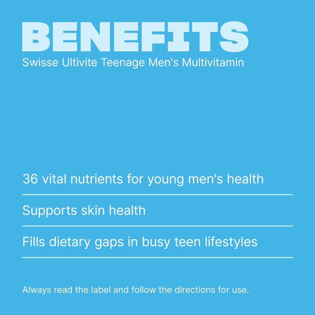 Swisse Australia SWISSE ULTIVITE Teenage Men's Multivitamin