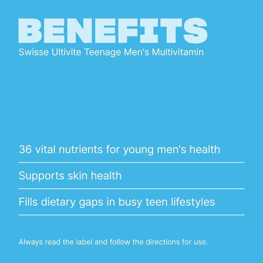 Swisse Australia SWISSE ULTIVITE Teenage Men's Multivitamin