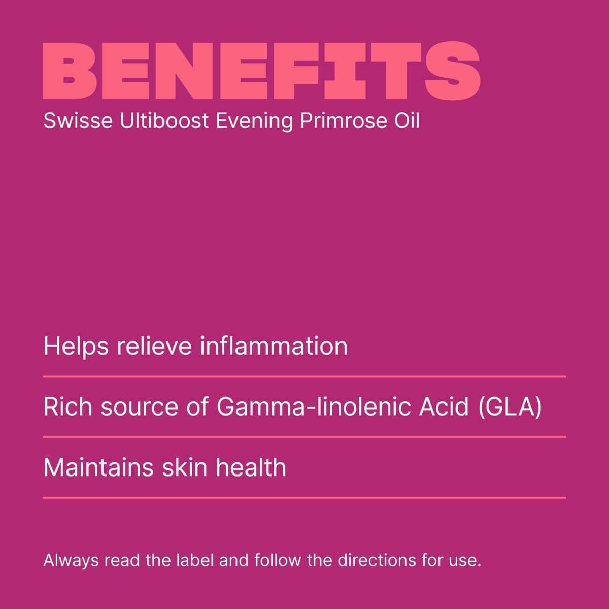 Swisse Australia SWISSE ULTIBOOST Evening Primrose Oil