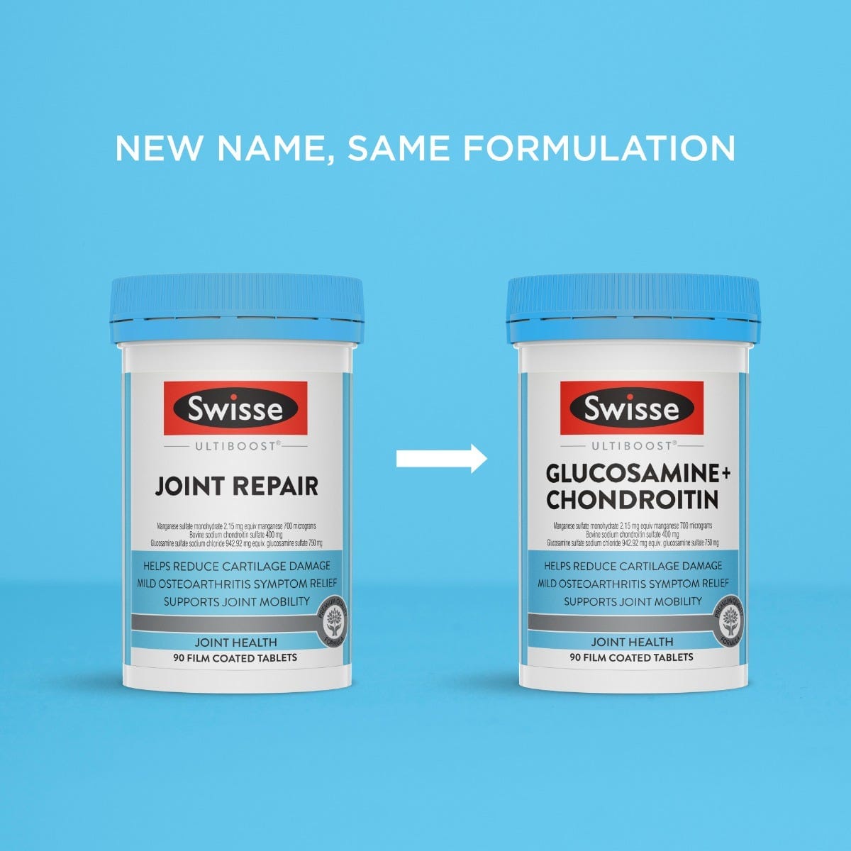 Swisse Australia SWISSE ULTIBOOST Glucosamine + Chondroitin