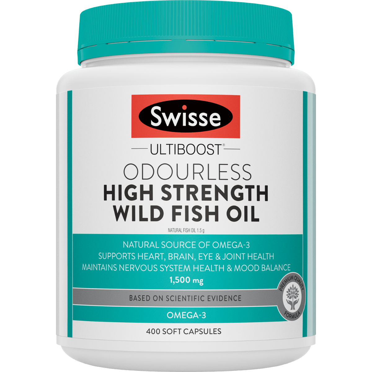 Swisse Australia SWISSE ULTIBOOST Odourless High Strength Wild Fish Oil