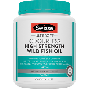 Swisse Australia SWISSE ULTIBOOST Odourless High Strength Wild Fish Oil