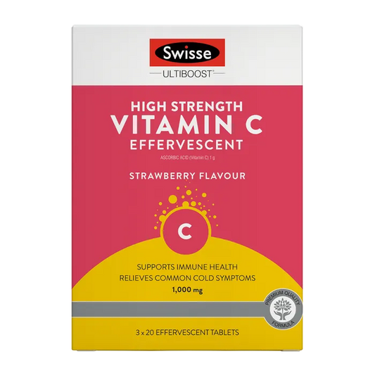 Swisse Australia SWISSE ULTIBOOST High Strength Vitamin C Effervescent