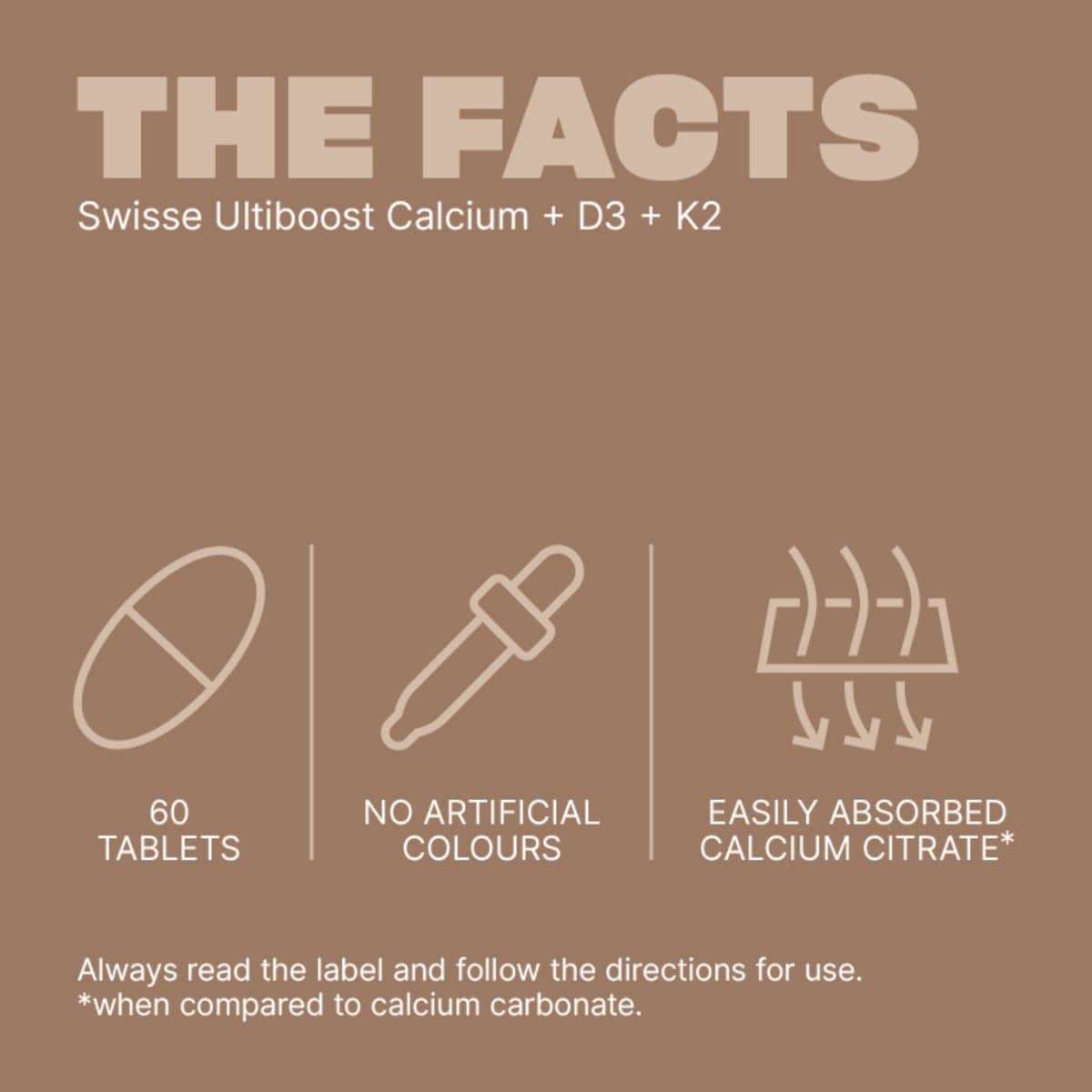Swisse Australia SWISSE ULTIBOOST Calcium + D3 + K2