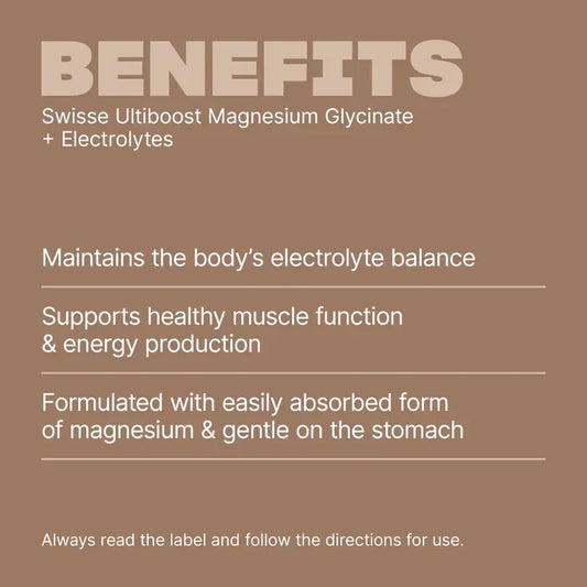Swisse Australia SWISSE ULTIBOOST Magnesium Glycinate + Electrolytes Powder