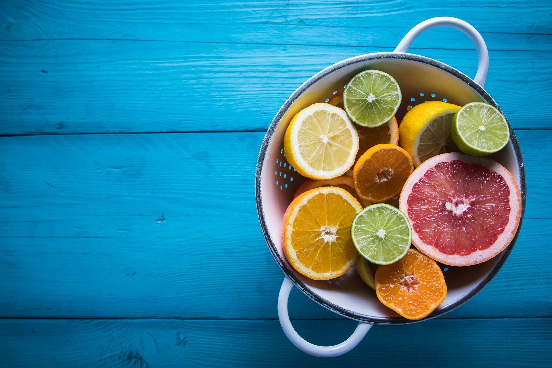 Citrus fruits high in vitamin c