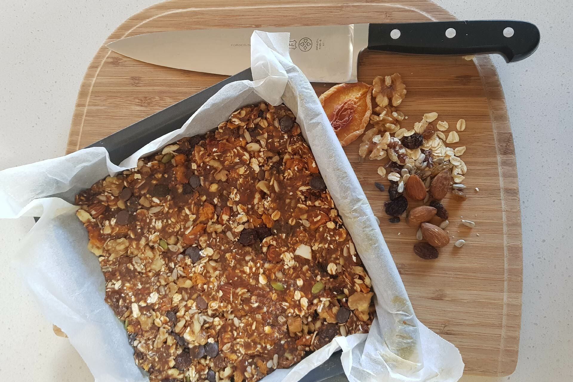 Recipe no bake muesli bars